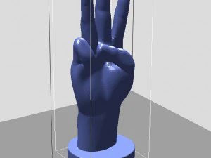 NSL Alphabet 3D Print Model