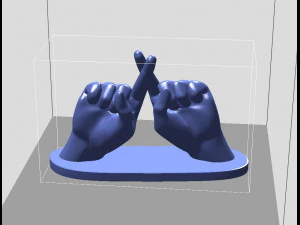 NSL Alphabet 3D Print Model