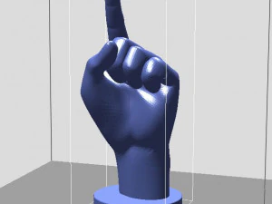 NSL Alphabet 3D Print Model