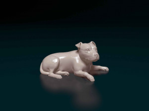 Staffie 3D Print Model