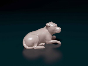 Staffie 3D Print Model