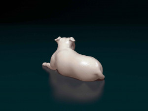 Staffie 3D Print Model