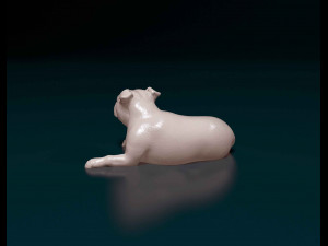 Staffie 3D Print Model