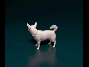 Jack Russell cross 3D Print Model