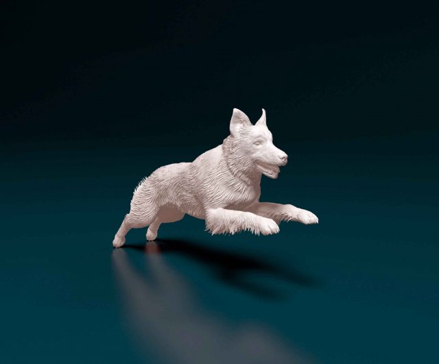 Aussie running Modelo de impresión 3D .c4d .max .obj .3ds .fbx .stl .blend 
