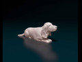 Basset Hound dog 3D प्रिंट मॉडल