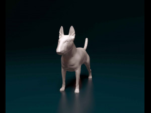 Bull terrier female Modelo de impresión 3D