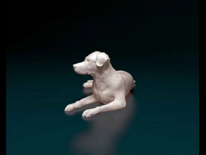 ラブラドール 3Dプリントモデル