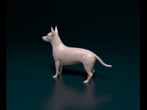 Cross breed dog 2 Model Cetak 3D