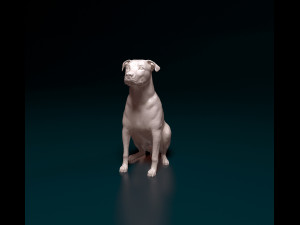 Cross breed dog 3 Model Cetak 3D