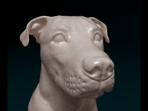 Cross breed dog 3 Model Cetak 3D