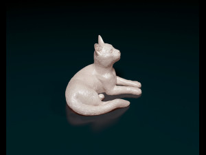 Cat lying down Model do druku 3D