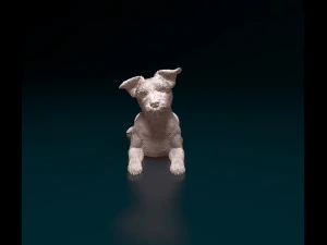 Yorkshire terrier dog 8 3D Print Model