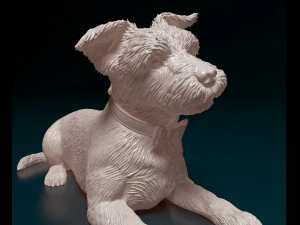 Yorkshire terrier dog 8 3D Print Model