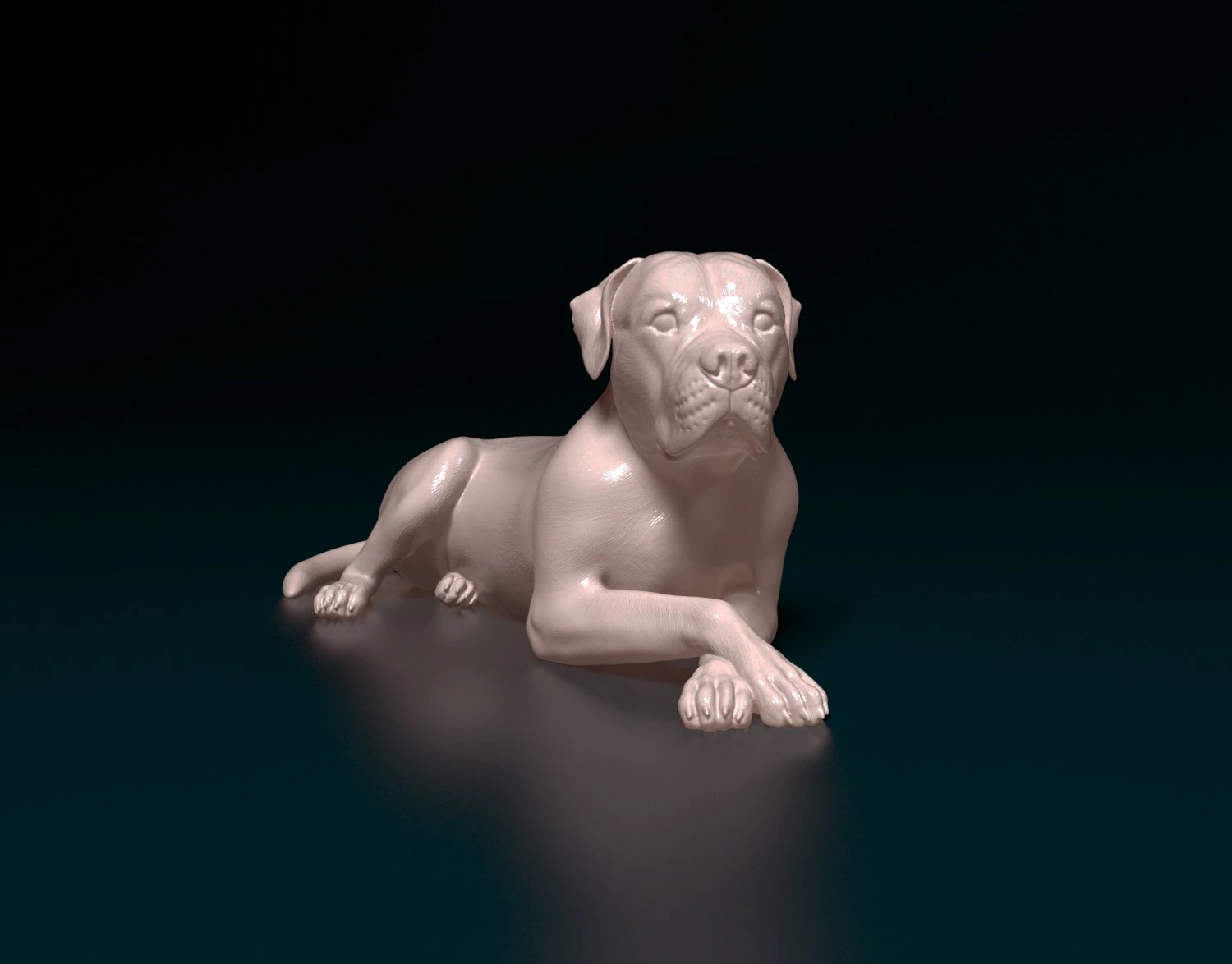 Scott American Bulldog 3D Print Model .c4d .max .obj .3ds .fbx .stl .blend 