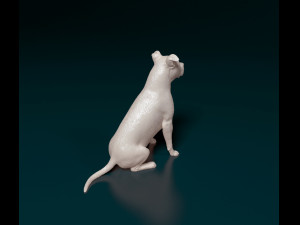 Staffordshire bull terrier 6 Modelo de Impressão 3D