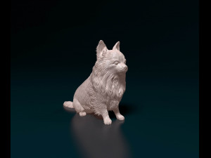 Long haired Chihuahua 05 Modelo de impresión 3D