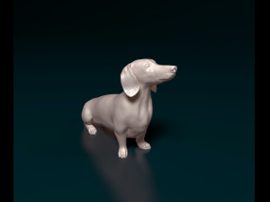 Dachshund 05 3D Print Model