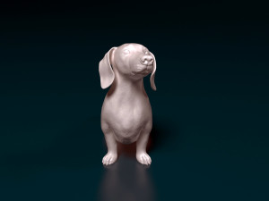Dachshund 05 Modelo de Impressão 3D
