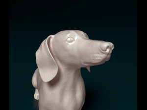 Dachshund 05 Modelo de Impressão 3D