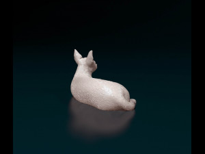 Chihuahua dog 03 3D 打印模型