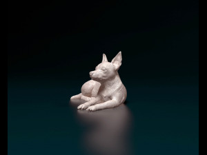 Chihuahua dog 03 3D 打印模型
