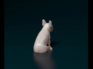 French bulldog 010 Modelo de Impressão 3D