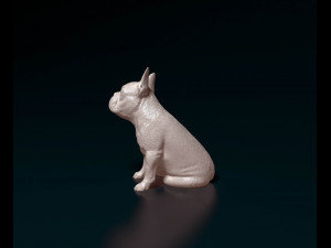 French bulldog 010 Modelo de Impressão 3D