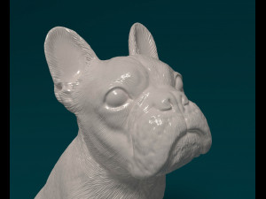 French bulldog 010 Modelo de Impressão 3D