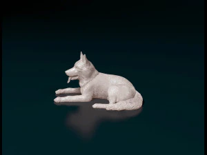 German shepherd 05 3D Print Model