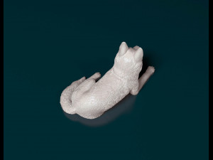 German shepherd 05 Model Cetak 3D