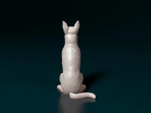 German Shepherd 06 3D Print Model