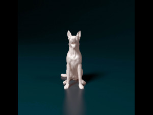 German Shepherd 06 3Dプリントモデル