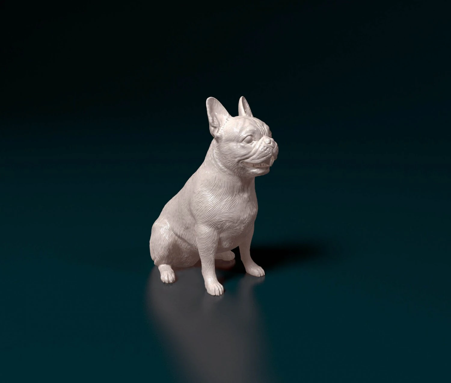 French bulldog 011 3D Print Model .c4d .max .obj .3ds .fbx .stl .blend 