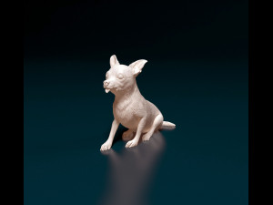Chihuahua 07 Modello di stampa 3D