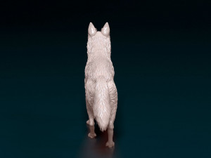 German shepherd 08 Modelo de Impressão 3D