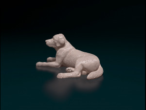 Labrador 04 Modelo de Impressão 3D