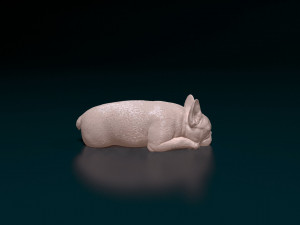French bulldog 013 Modelo de Impressão 3D