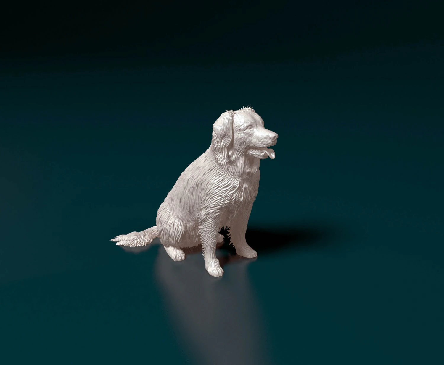 Stabyhoun dog 3D Print Model .c4d .max .obj .3ds .fbx .stl .blend 