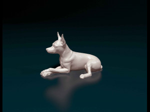Miniature Pinscher Modelo de Impressão 3D