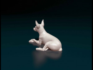 Miniature Pinscher Modelo de Impressão 3D