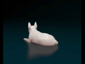 Chihuahua dog 08 Modello di stampa 3D