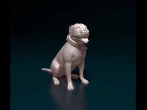 American Pitbull 3D-printmodel