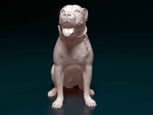 American Pitbull Modelo de Impressão 3D