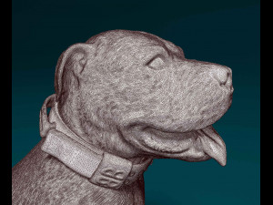 American Pitbull Modelo de Impressão 3D
