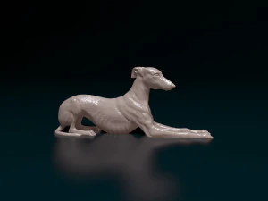 Greyhound 3D Print Model