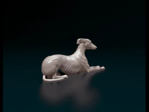 Greyhound 3D Print Model