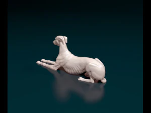 Greyhound 3D Print Model
