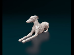 Greyhound 3D 프린트 모델