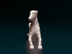 Greyhound 3D Print Model